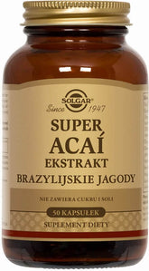 Super Acai-Extrakt Brasilianische Beeren 50 Kapseln SOLGAR